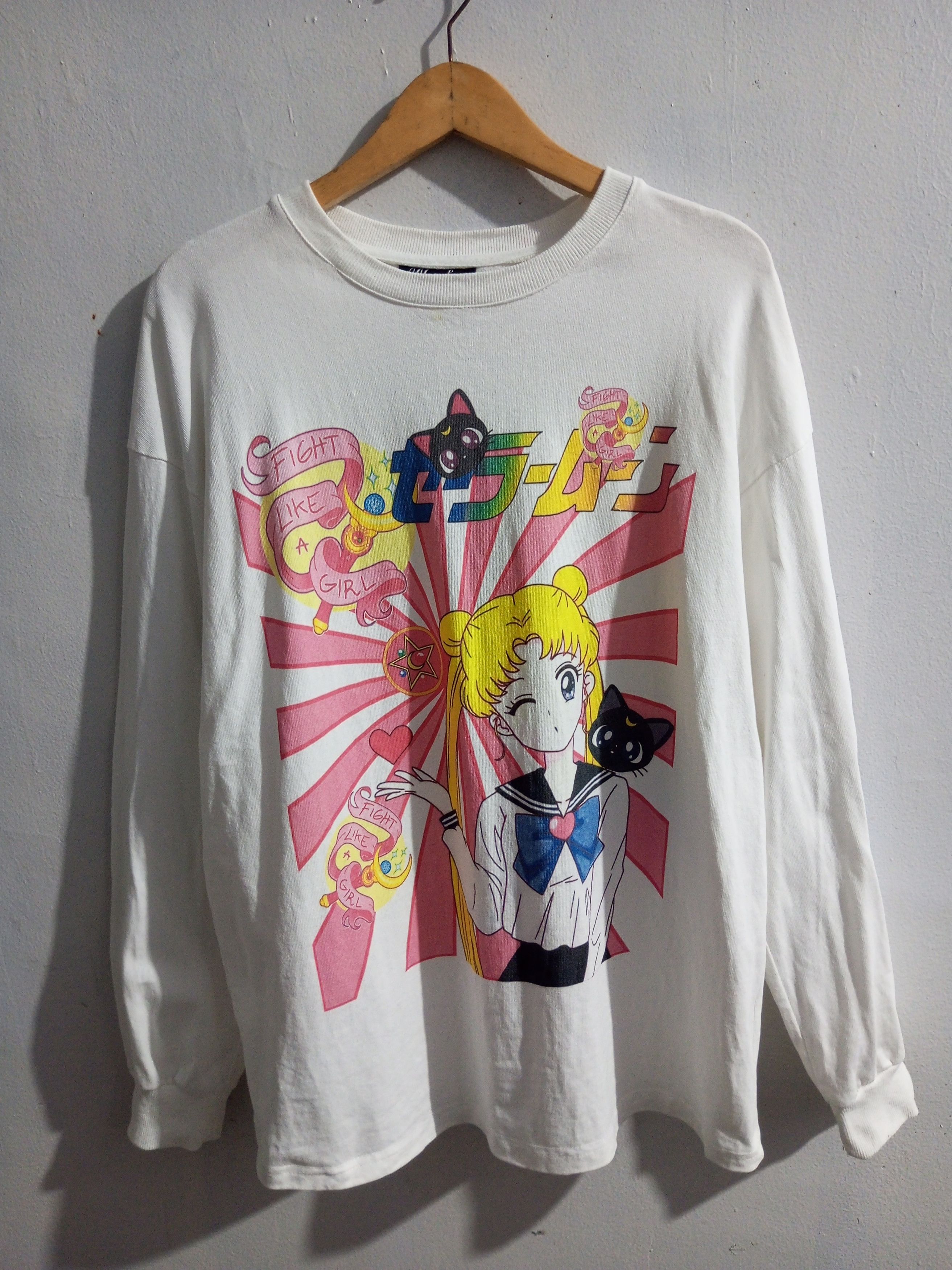Anime Vintage We11done Sailormoon Long Sleeve T Shirt