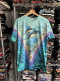 Vintage 2000 Nature Art Tie Dye Sea Ocean Tee