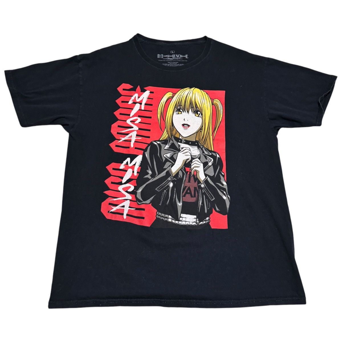 Other Deathnote Misa Misa Anime Logo Black Shirt Adult Large