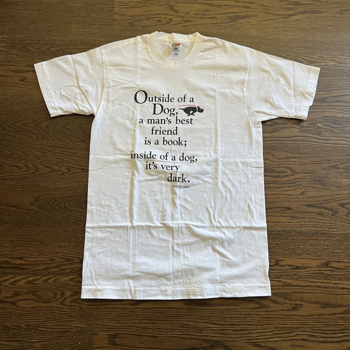 Vintage 90s Groucho Marx Dog Animal Quote Shirt Hoodie, Sweatshirt | FlexRushtees.com