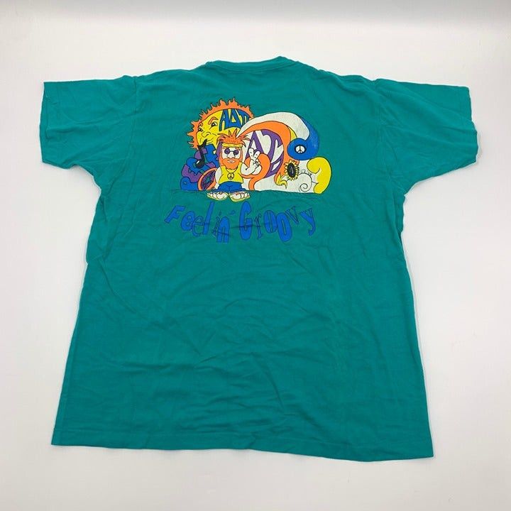 Vintage 90s Psychedelic 60s Frat Party T Shirt Size Xl