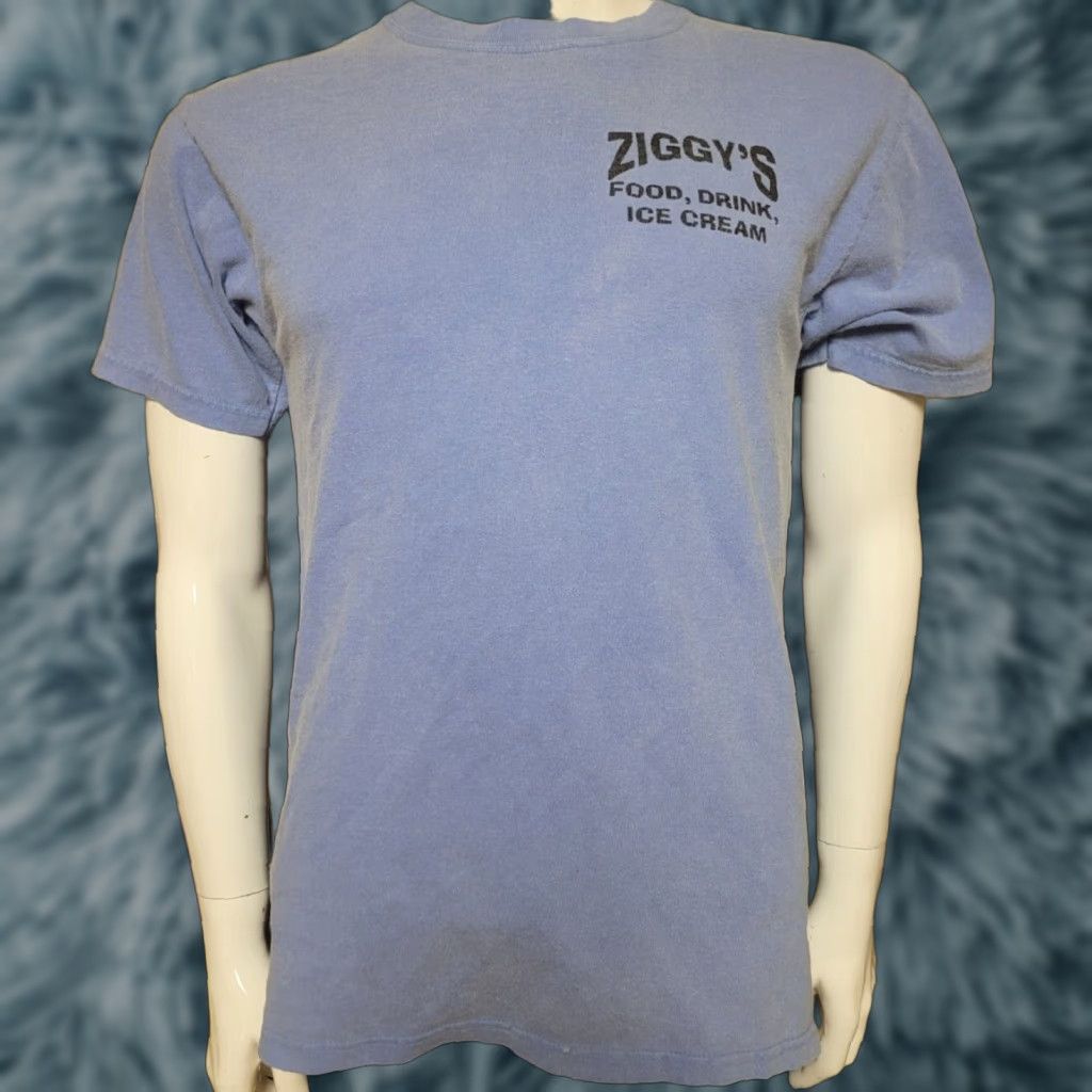 Comfort Colors Ziggys Food Drink Ice Cream T Shirt Small Plymouth Ma Get Ziggy With It Shirt Mens S Hoodie, Sweatshirt