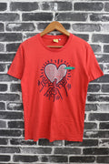Uniqlo Keith Haring Love Family Aid Fighter T Shirt Easy Wear Artist Wear Size L Hoodie, Sweatshirt | FlexRushtees.com