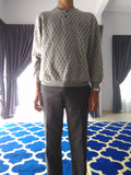 Vintage Balmain Paris Diamond Pattern Sweatshirt