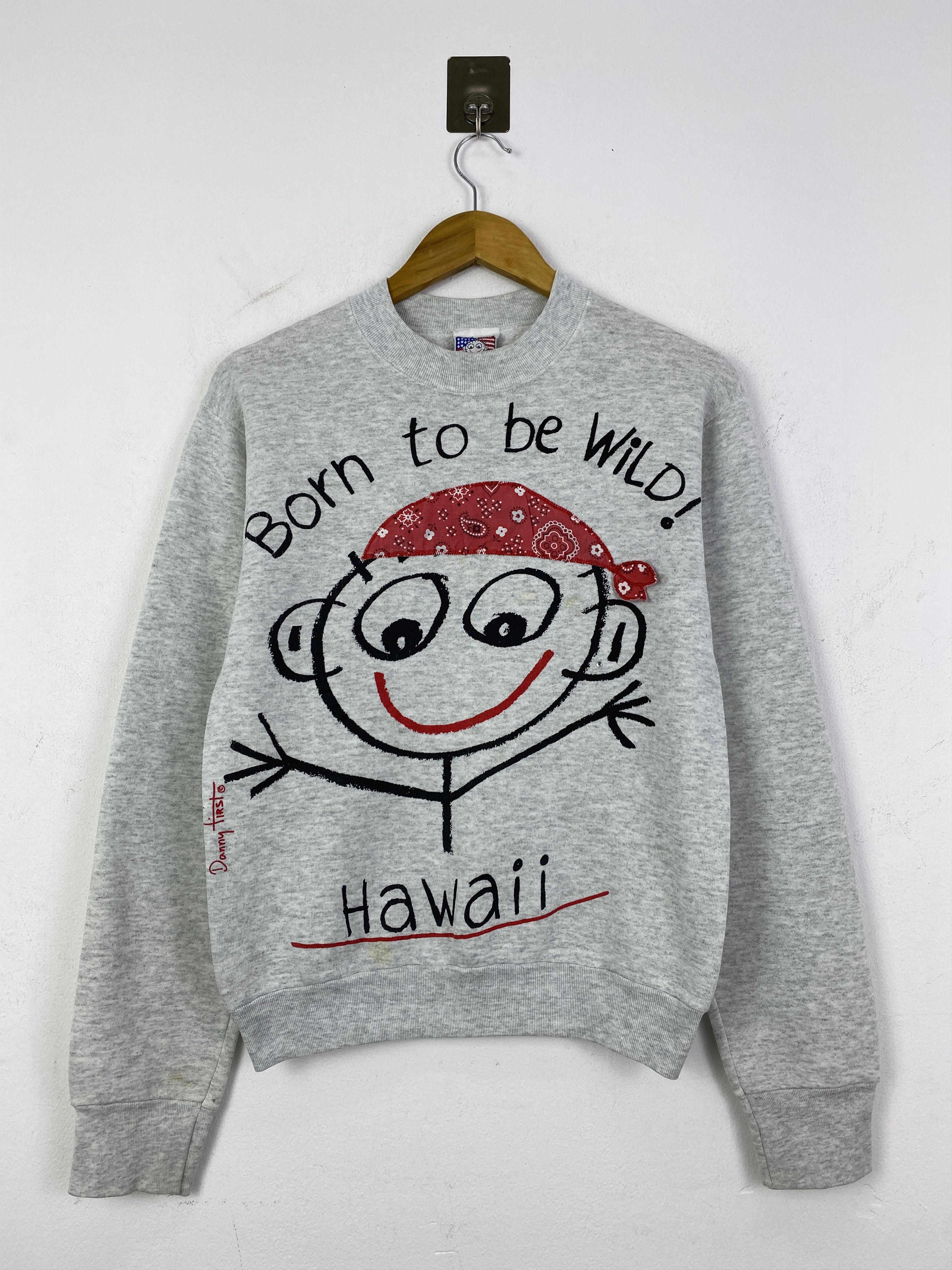 Vintage 90s Fruit Of The Loom Danny First Sweatshirt Sh0182