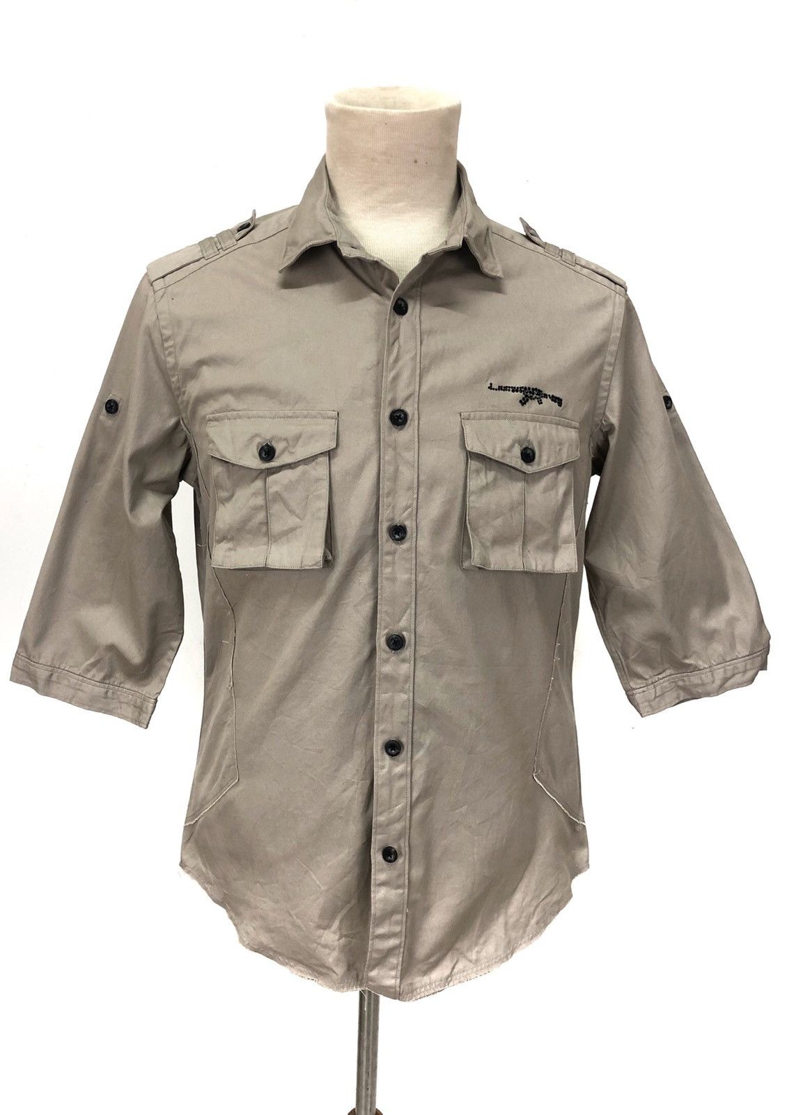 Ppfm Army Style 3 Quater Shirt