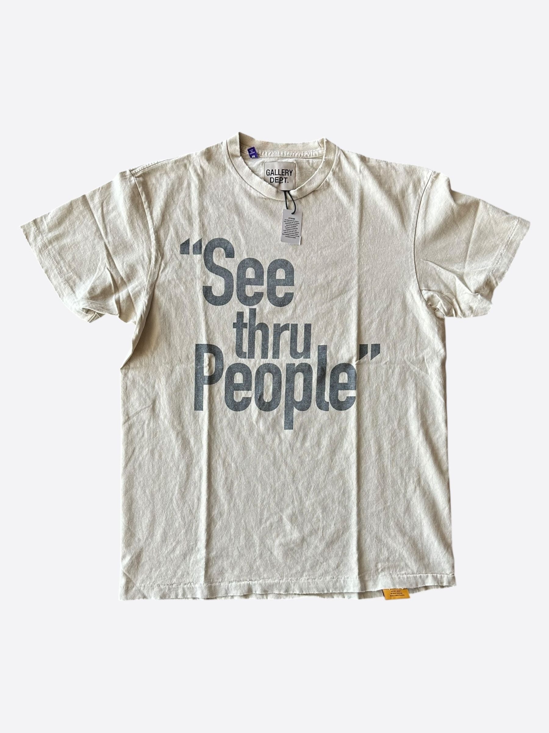Dept Gallery Dept Antique White Black See Thru People T Shirt Hoodie, Sweatshirt | FlexRushtees.com