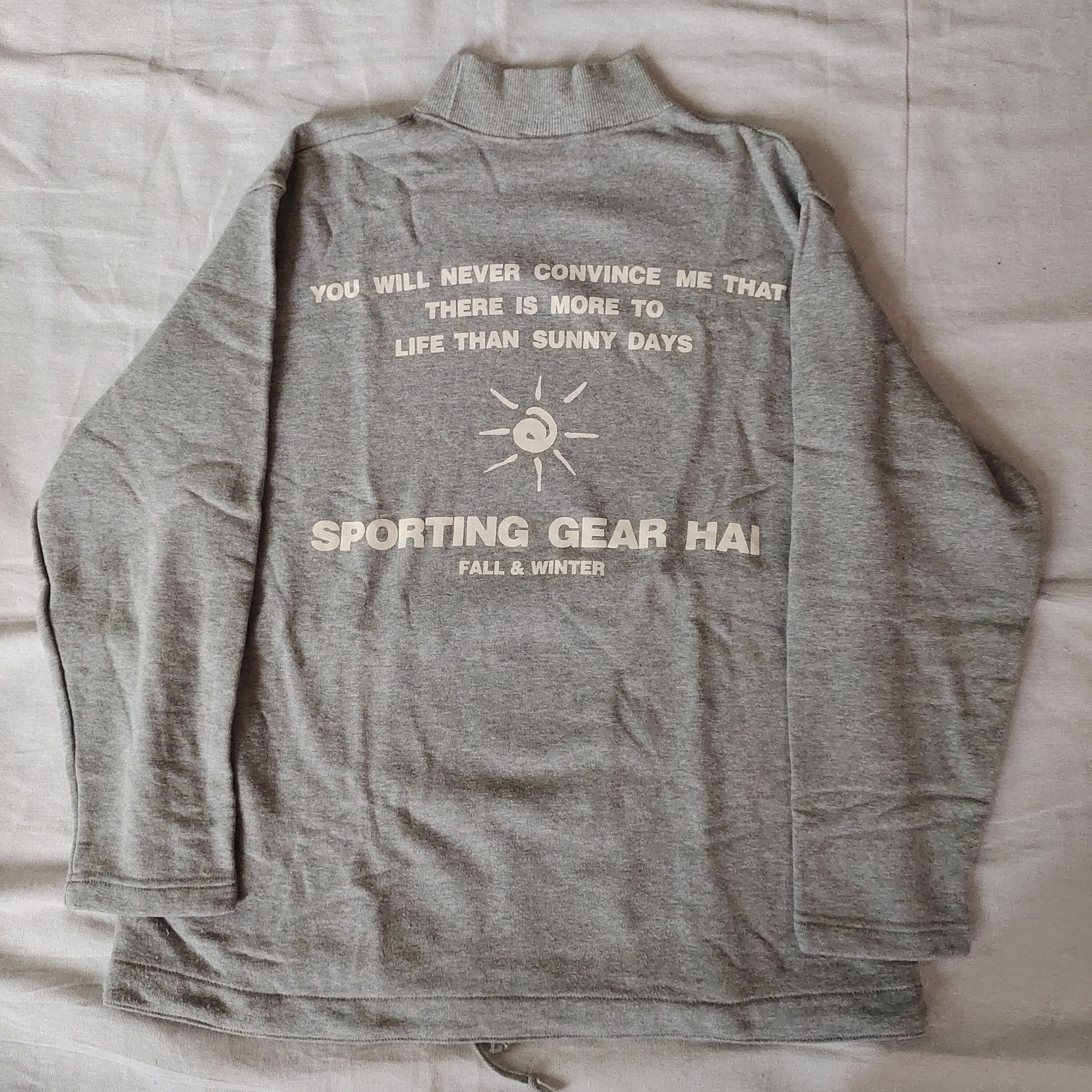 Issey Miyake Slogan Sweatshirt