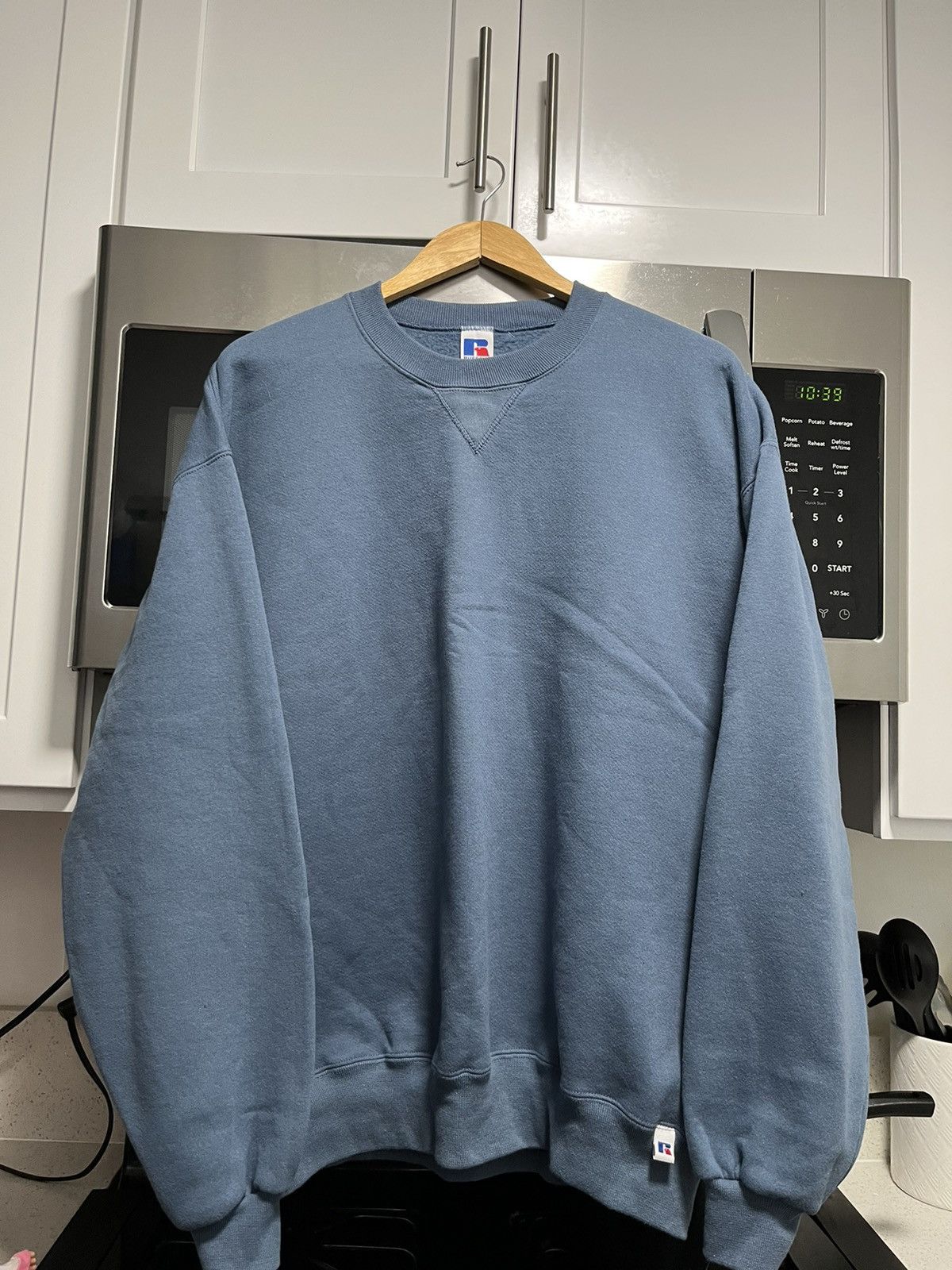 Vintage 90 S Russell Athletic Blue Sweater Crewneck Size Xl