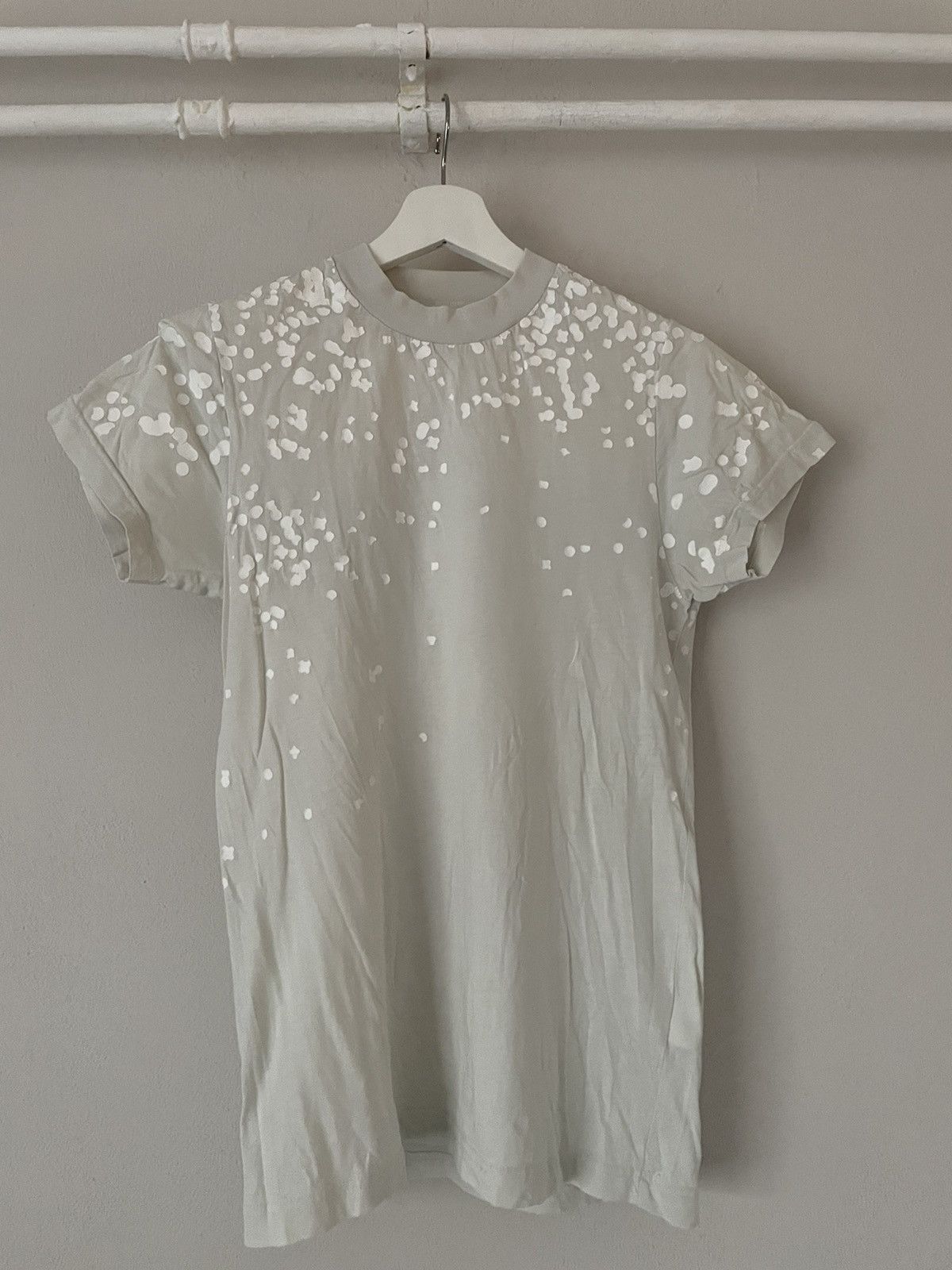 Maison Margiela Confetti Dots White T Shirt Hoodie, Sweatshirt | FlexRushtees.com