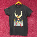 Anime Sailor Moon Crescent Moon Wand Pretty Guardian Anime Tee Sma