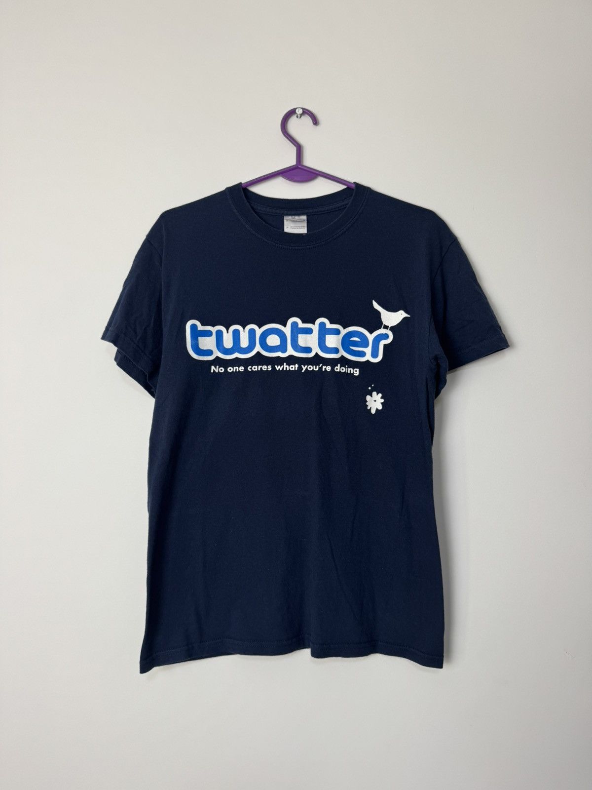 Vintage Funny Twatter Slogan Tee No Ones Care What You Doing Hoodie, Sweatshirt | FlexRushtees.com