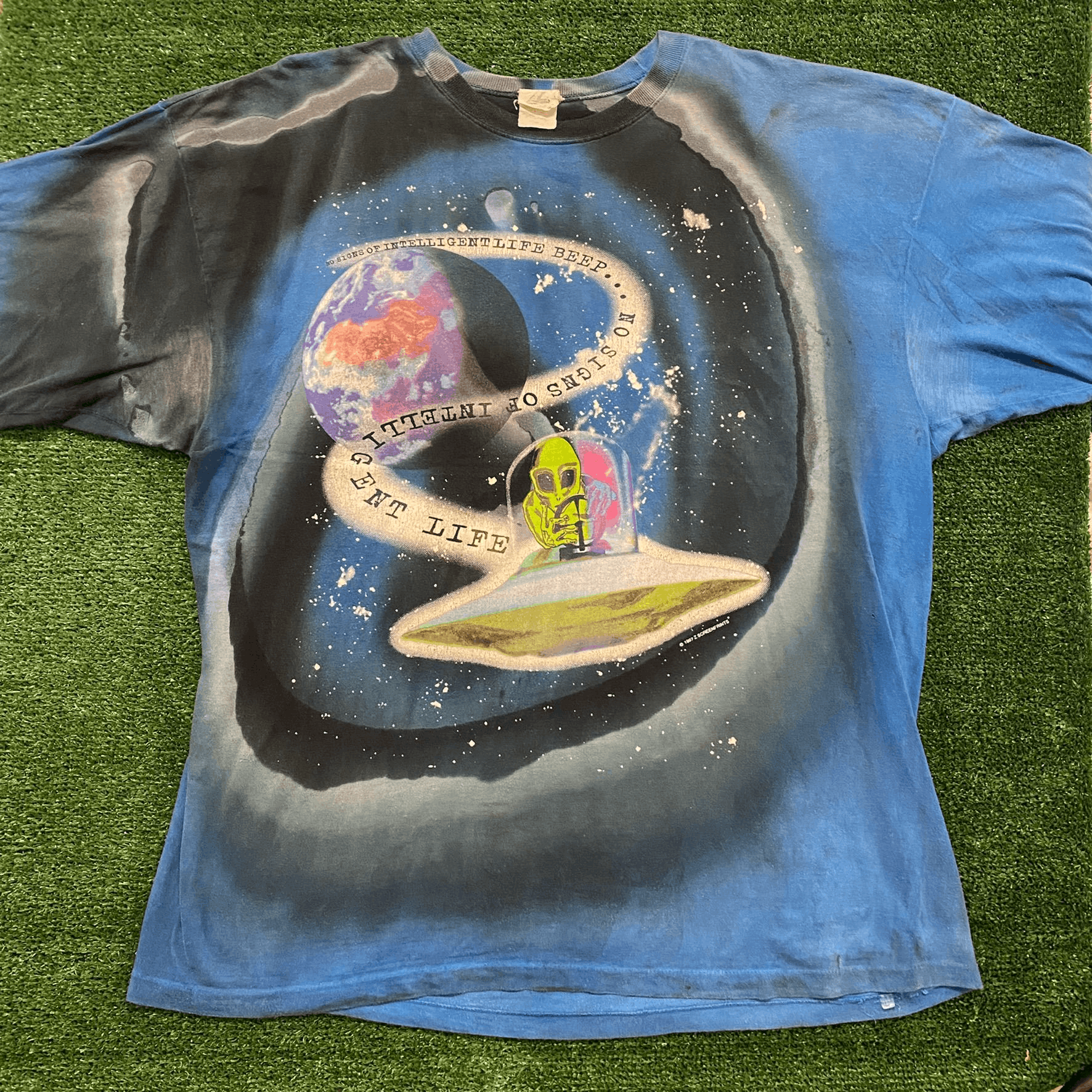 Extraterrestrial Alien Vintage 90s Space T Shirt