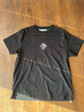 White Off White Black Half Arrow Embroidered Oversized T Shirt Hoodie, Sweatshirt | FlexRushtees.com