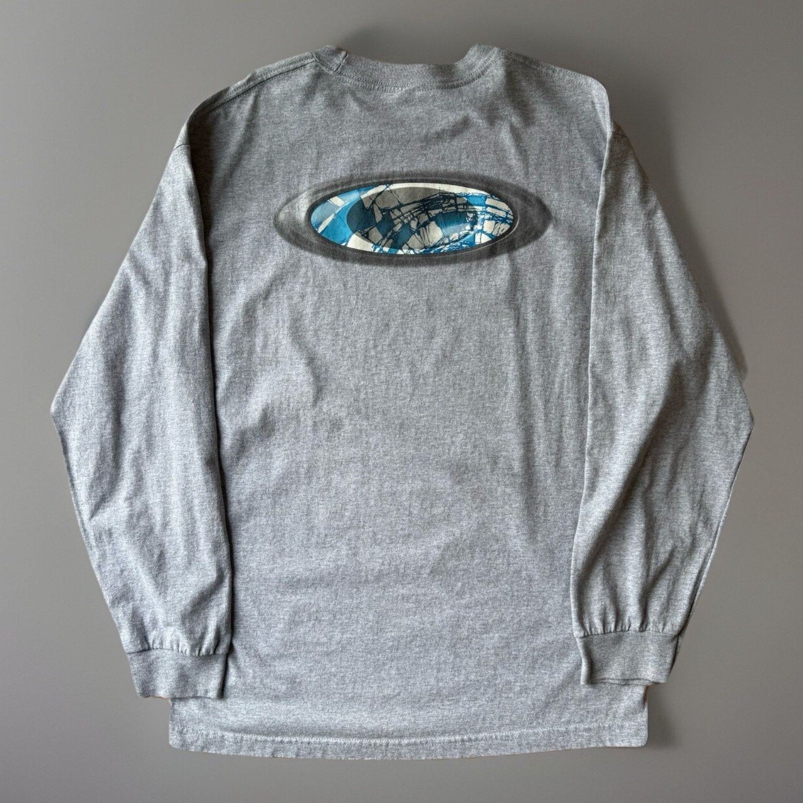 Vintage Oakley Software Shirt Large Grey Y2k Long Sleeve