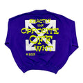 Off White Opposite Arrow Crewneck Sweatshirt Purple Green T-Shirts, Hoodie | FlexRushtees.com