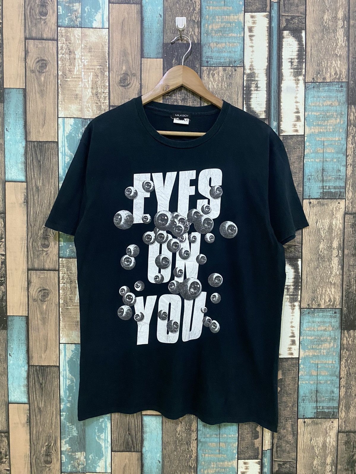 20471120 Rare Milkboy Eyes On You Sample T Shirt Hoodie, Sweatshirt | FlexRushtees.com