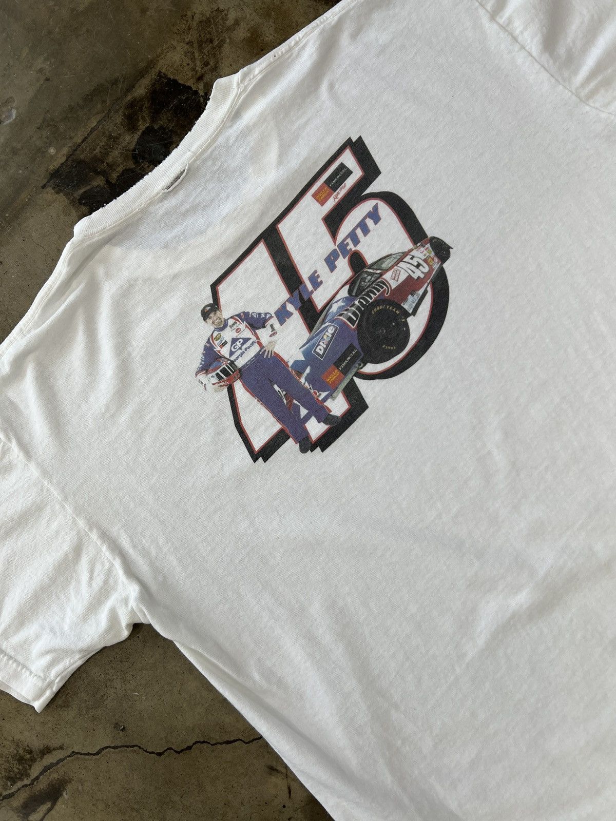 Vintage Kyle Petty Wells Fargo Racing Tee Sz Xl Hoodie, Sweatshirt | FlexRushtees.com