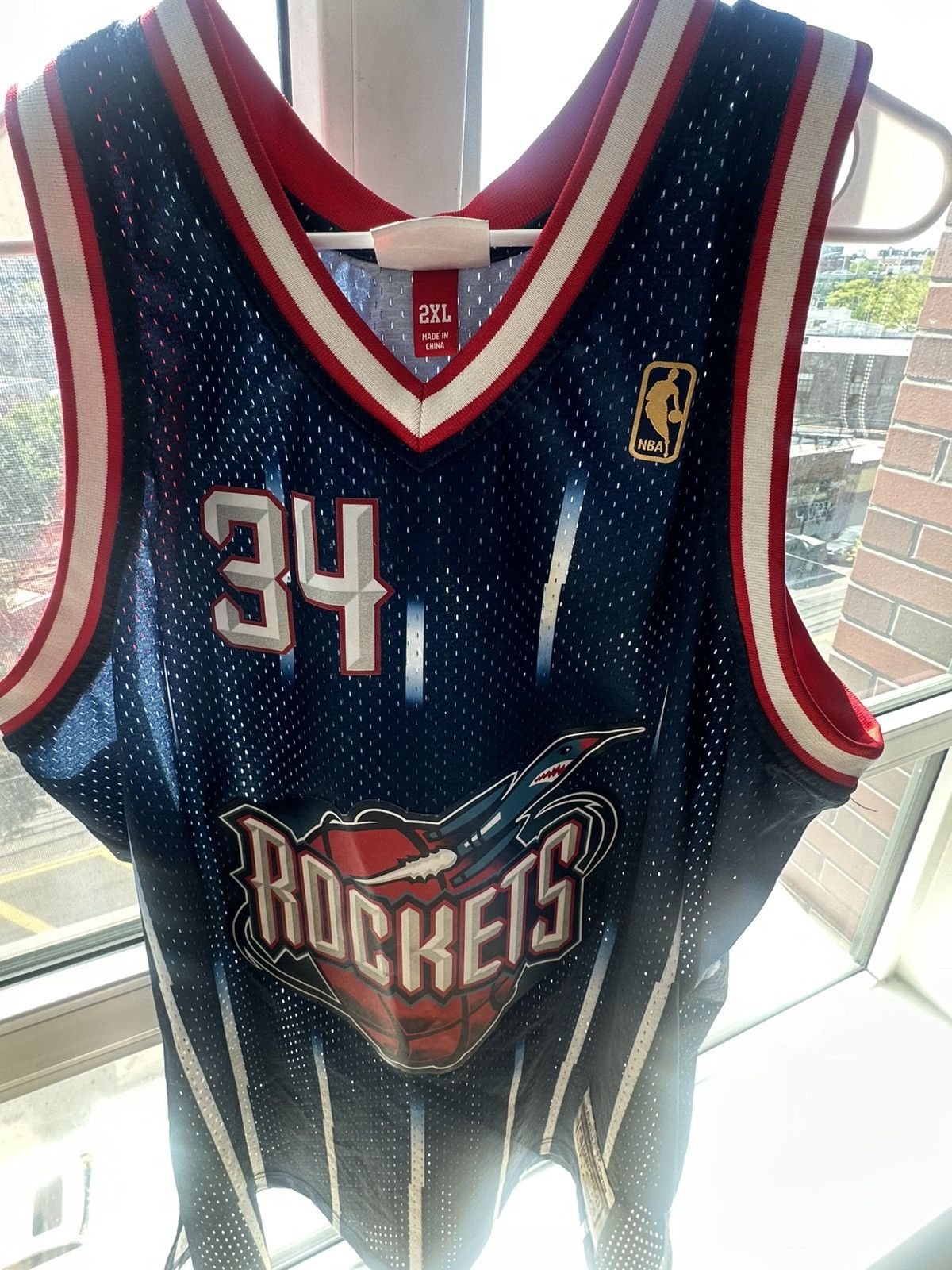 Vintage Mitchell Ness Hakeem Olajuwon Houston Rockets Jersey