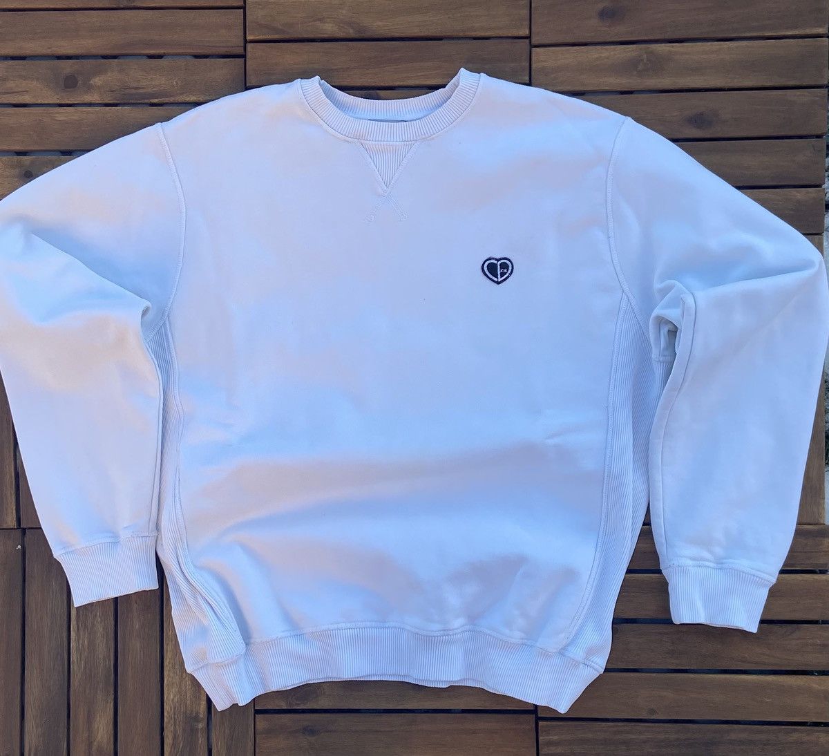 Dior Cd Heart Logo Crewneck Sweatshirt T-Shirts, Hoodie | FlexRushtees.com