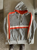 Vintage 70s Fruit Of The Loom Zip Up Sweatshirt 1970s Blank