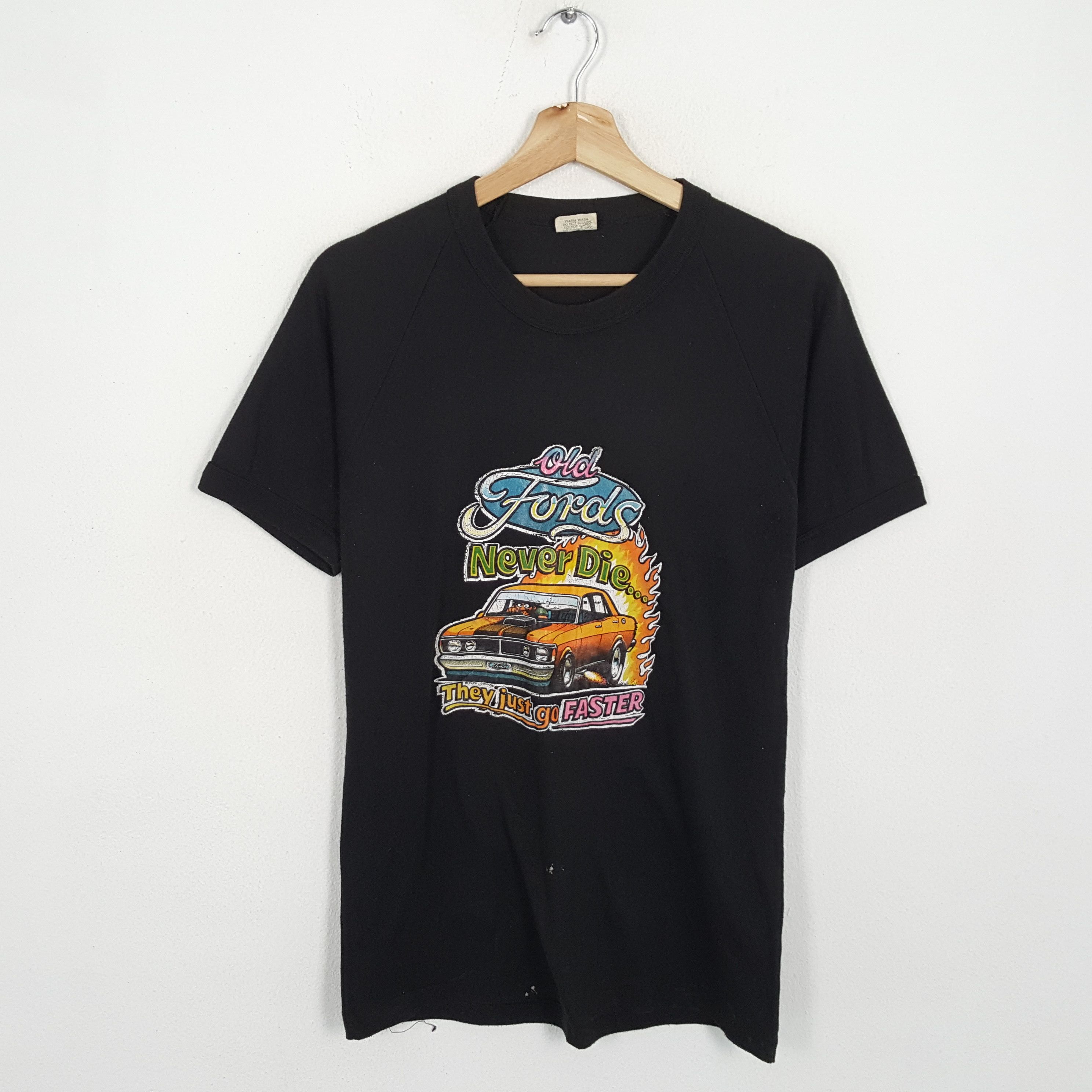 Vintage 90 S Old Ford Never Die American Motorsports T Shirt Hoodie, Sweatshirt | FlexRushtees.com