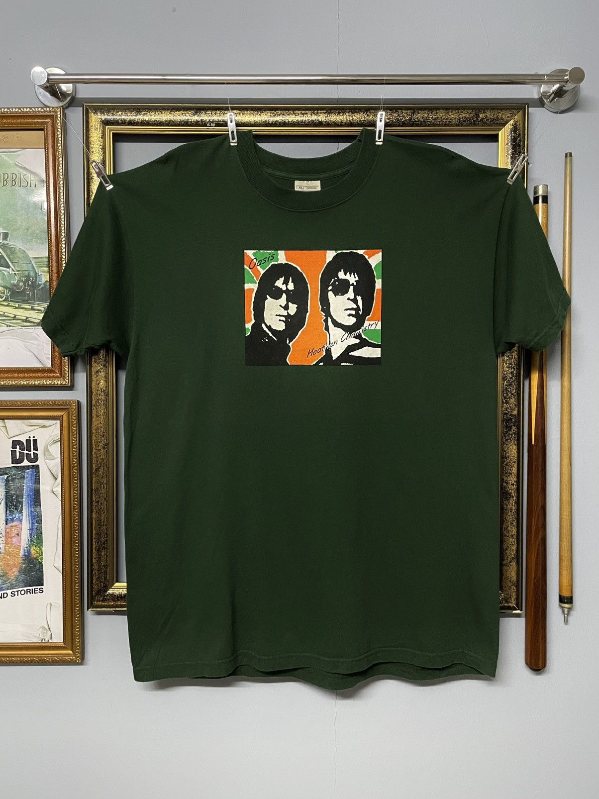 Vintage Late 90s Oasis Heathern Chemistry Liam Noel Tshirt Hoodie, Sweatshirt | FlexRushtees.com