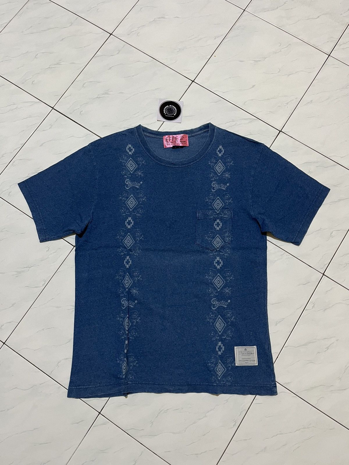 Japanese Brand Effe Tonchan Street Harajuku Pocket Art Tee