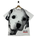 Vintage 101 Dalmantion Overprint Dog Printed Tee Hoodie, Sweatshirt | FlexRushtees.com