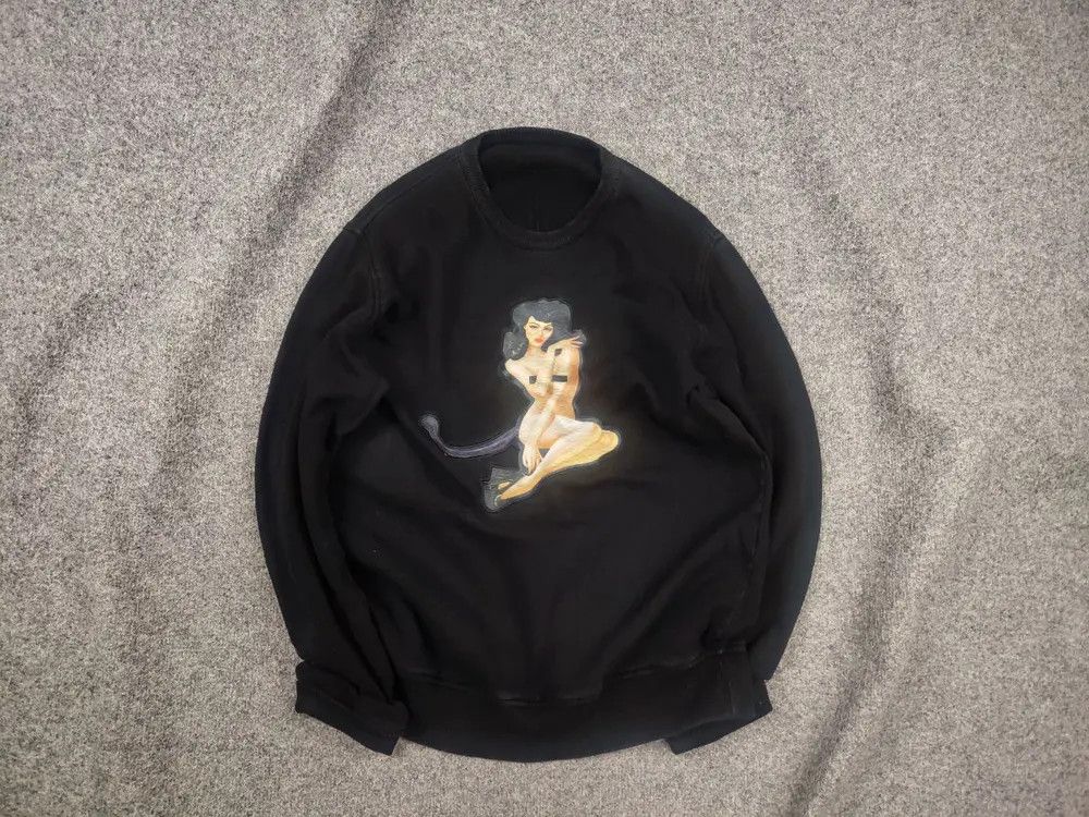 Givenchy Girl Logo Embroidery Authentic Crewneck Sweatshirt
