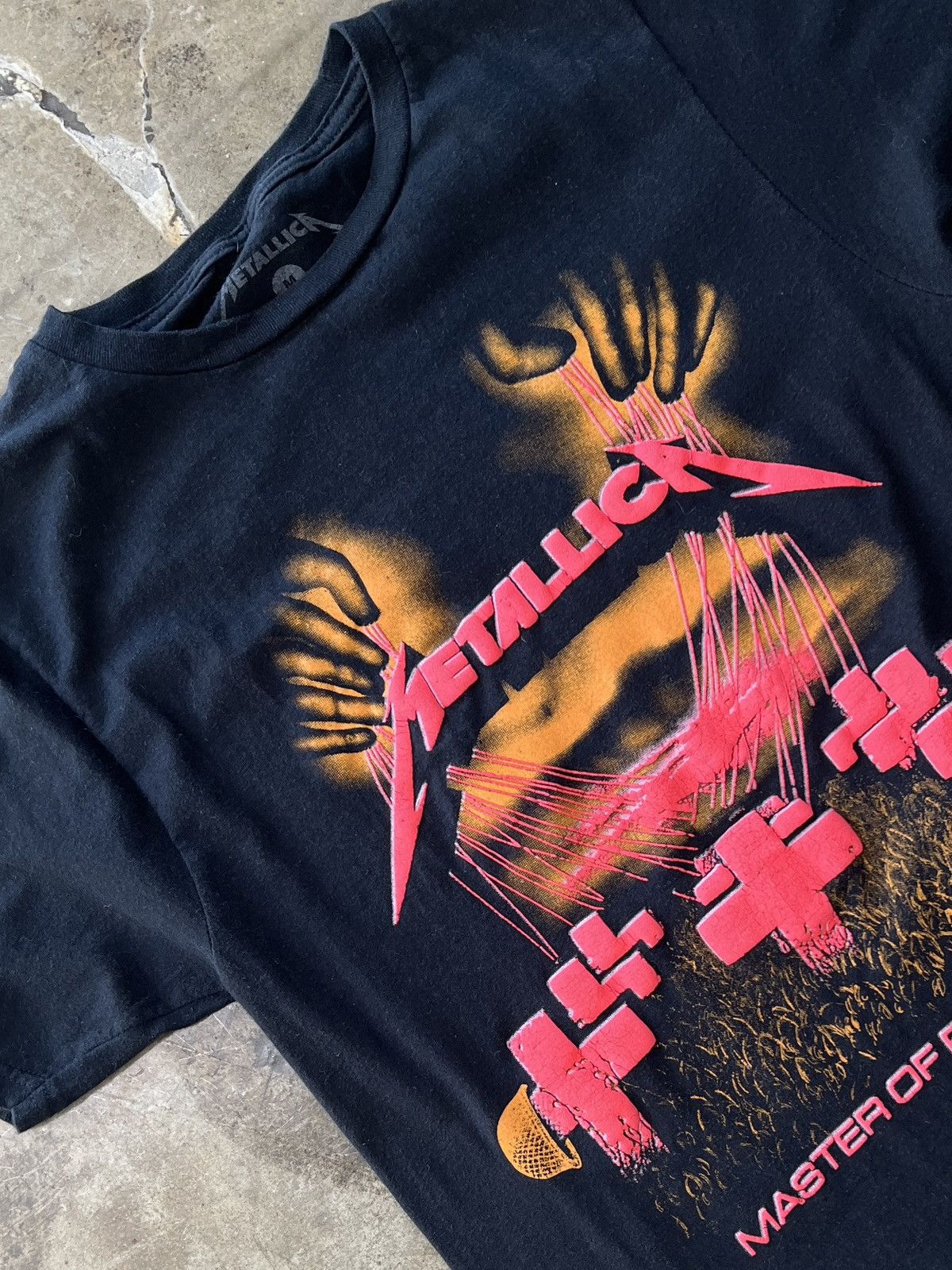 Vintage Metallica Master Of Puppets Album Cover Tee Medium Hoodie, Sweatshirt | FlexRushtees.com