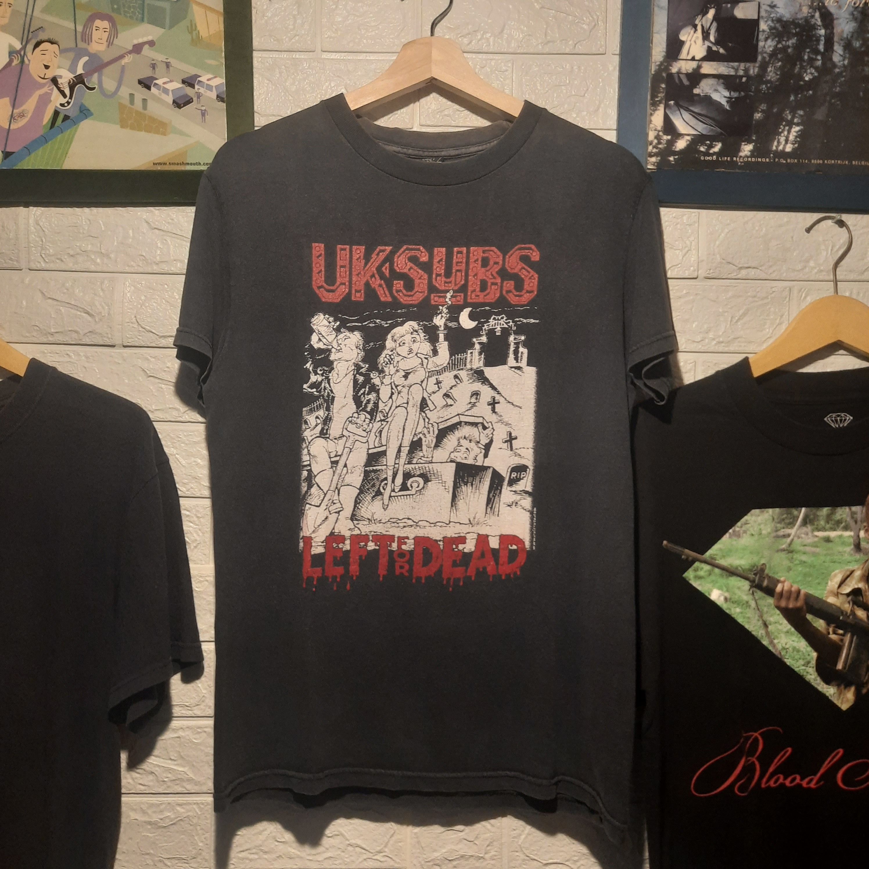 Vintage Uk Subs Left For Dead Band Tee Hoodie, Sweatshirt | FlexRushtees.com