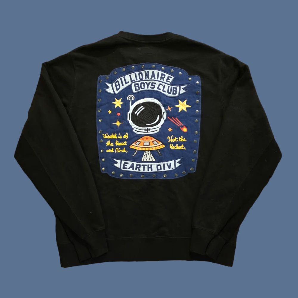 Billionaire Boys Club Vintage Billionaire Boys Club Earth Division Crewneck Sweatshirt Embroidered B T-Shirts, Hoodie