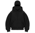 Other Y2k Gothic Harajuku Winter Warm Double Hooded Sweatshirt