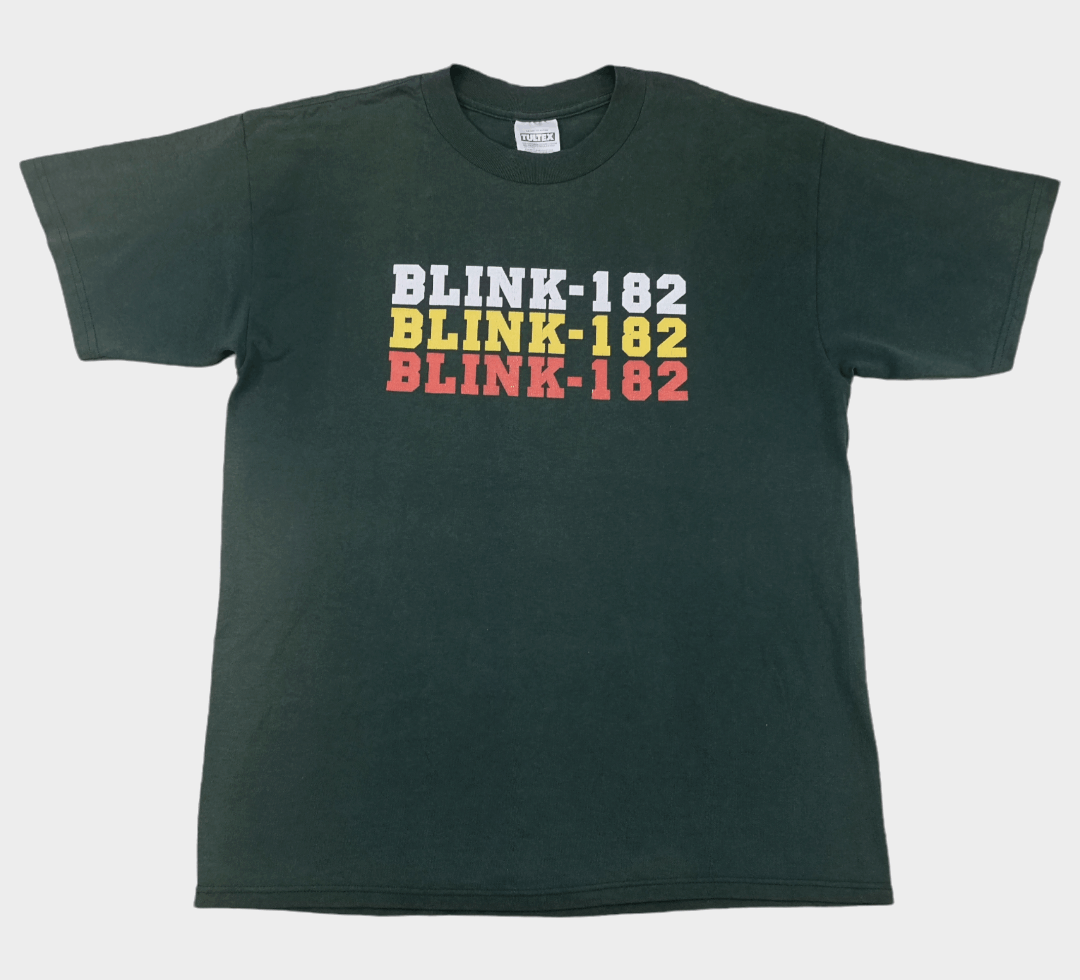 Vintage 90s Blink 182 Spellout Tee Hoodie, Sweatshirt | FlexRushtees.com