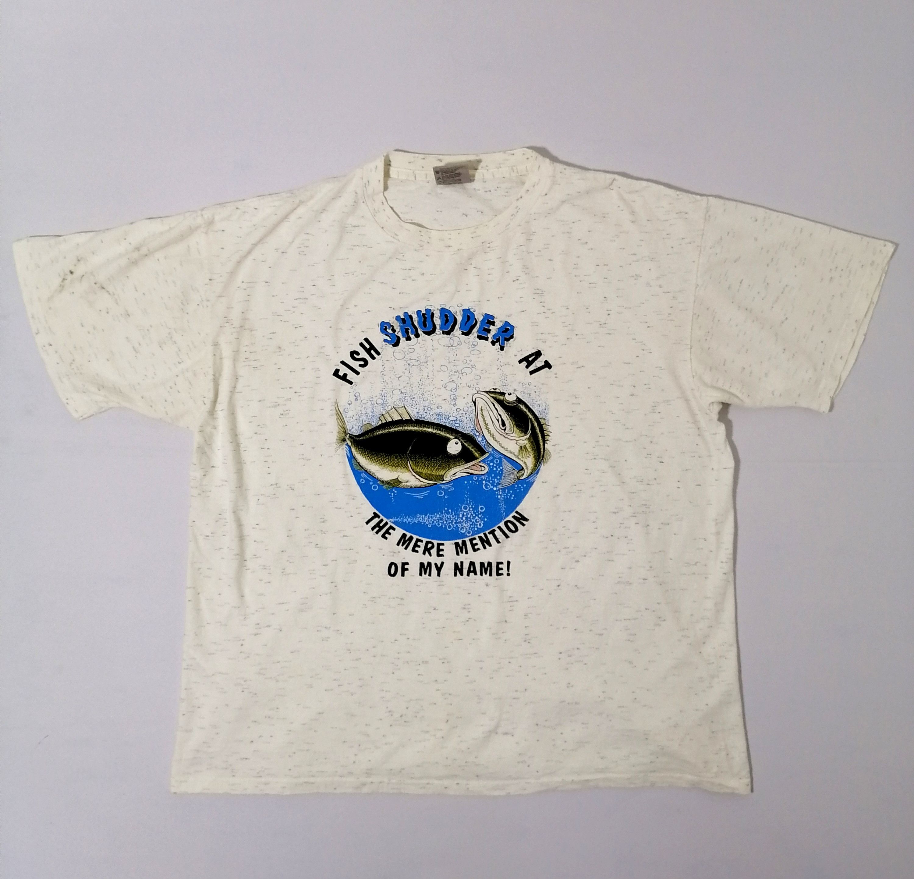 Vintage Oneita Fishes Animal Tee Hoodie, Sweatshirt | FlexRushtees.com