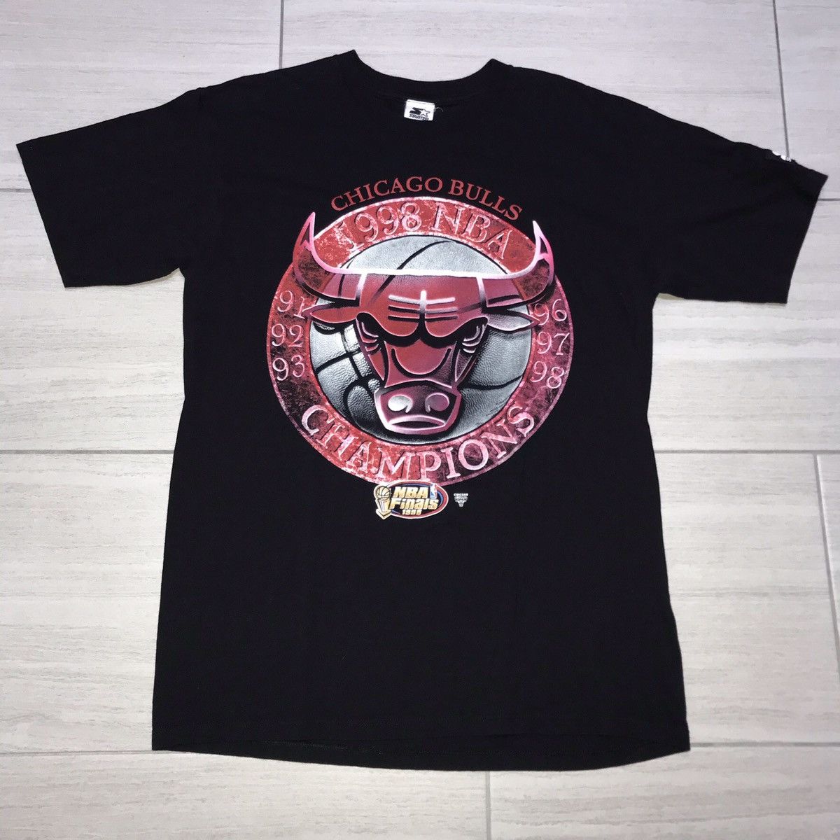 Nba X Starter 1998 Chicago Bulls Starter T Shirt