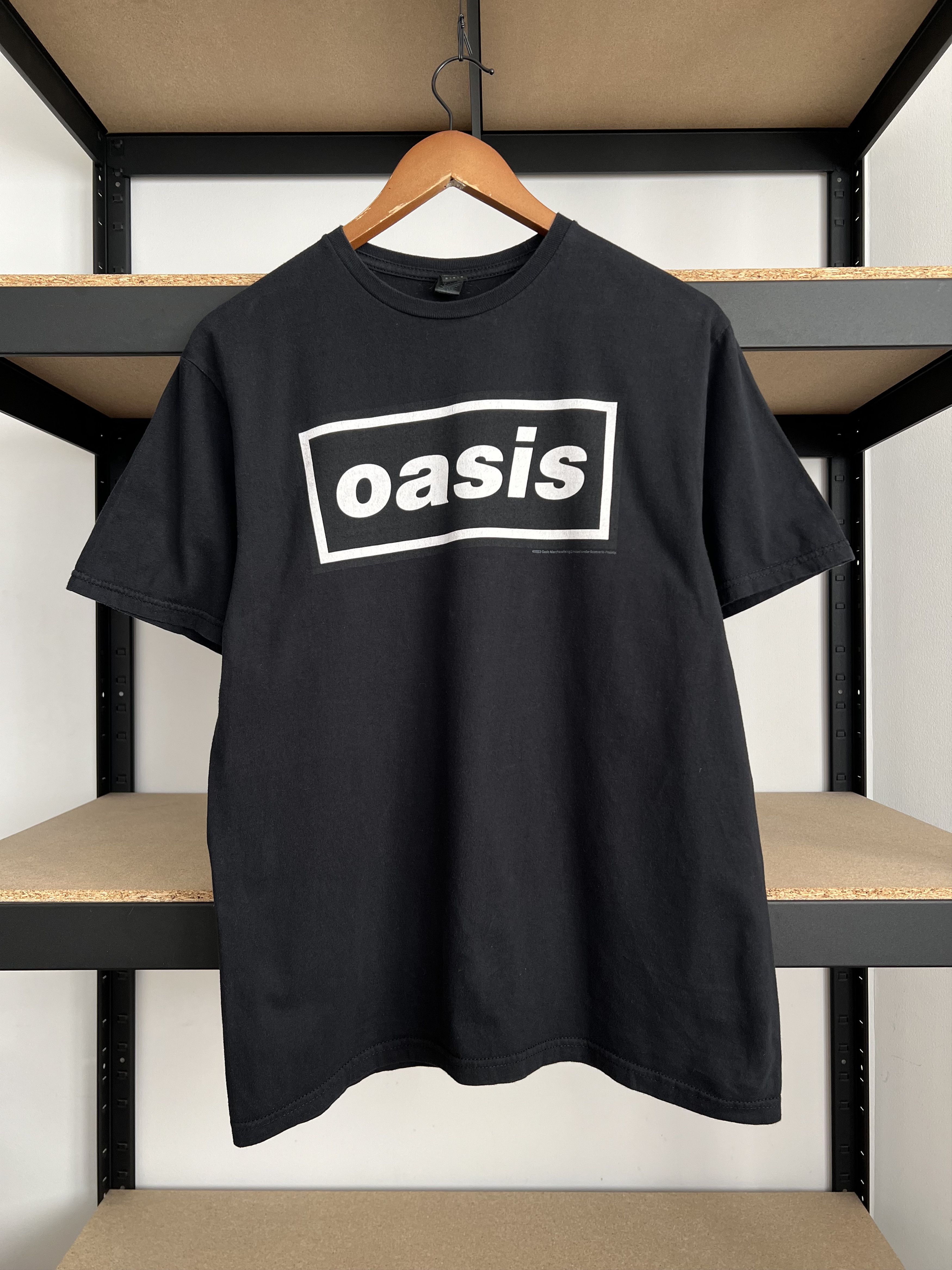 Band Tees Vintage 2022 Oasis Britpop Black T Shirt Hoodie, Sweatshirt | FlexRushtees.com