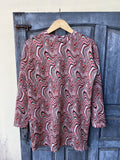 Zara Made In Turkey Psychedelic Trippy Swirl Illusion Wave