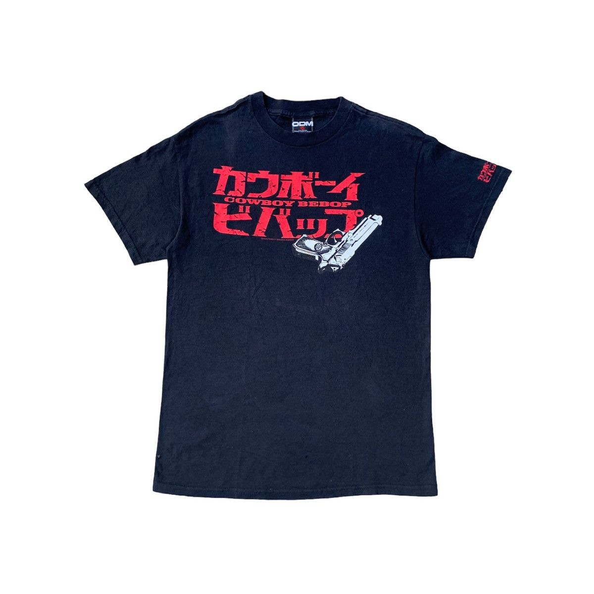 Odm Vtg Cowboy Bebop Hand Gun Anime Shirt Spike Spiegel Odm M