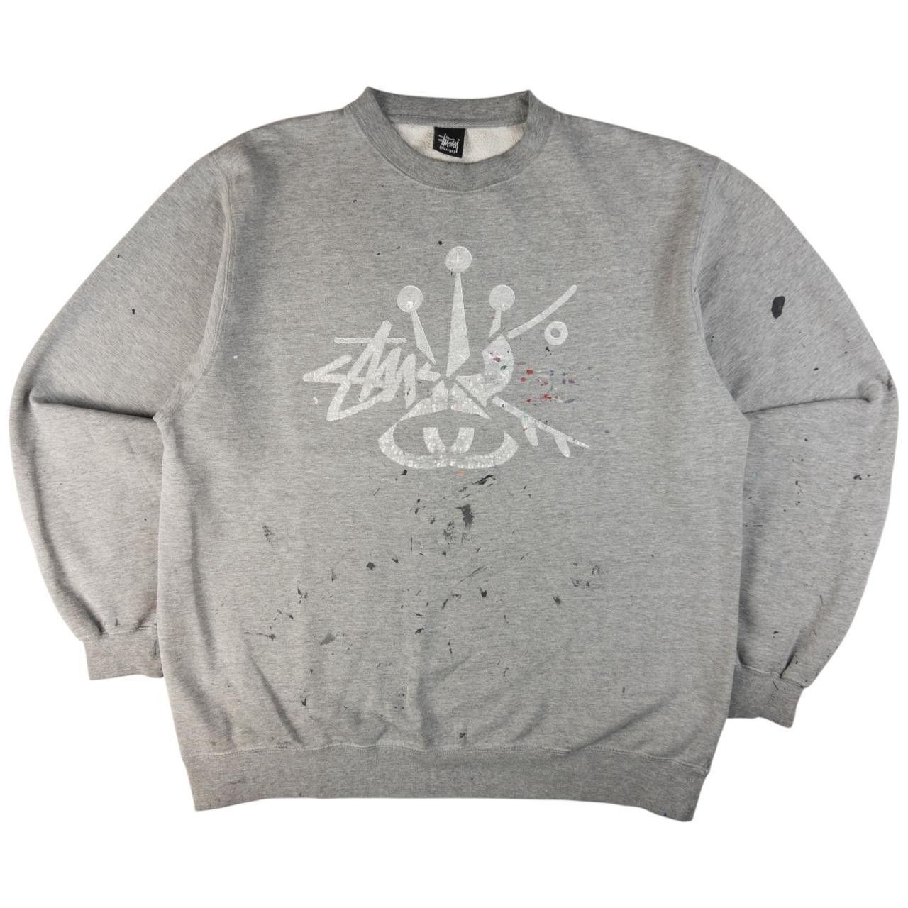 Vintage Stussy Graphic Sweatshirt Size Xl T-Shirts, Hoodie | FlexRushtees.com