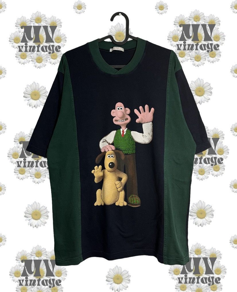 Vintage Wallace Gromit 90s Vintage Dreamworks Movie Cartoon Tee Hoodie, Sweatshirt | FlexRushtees.com