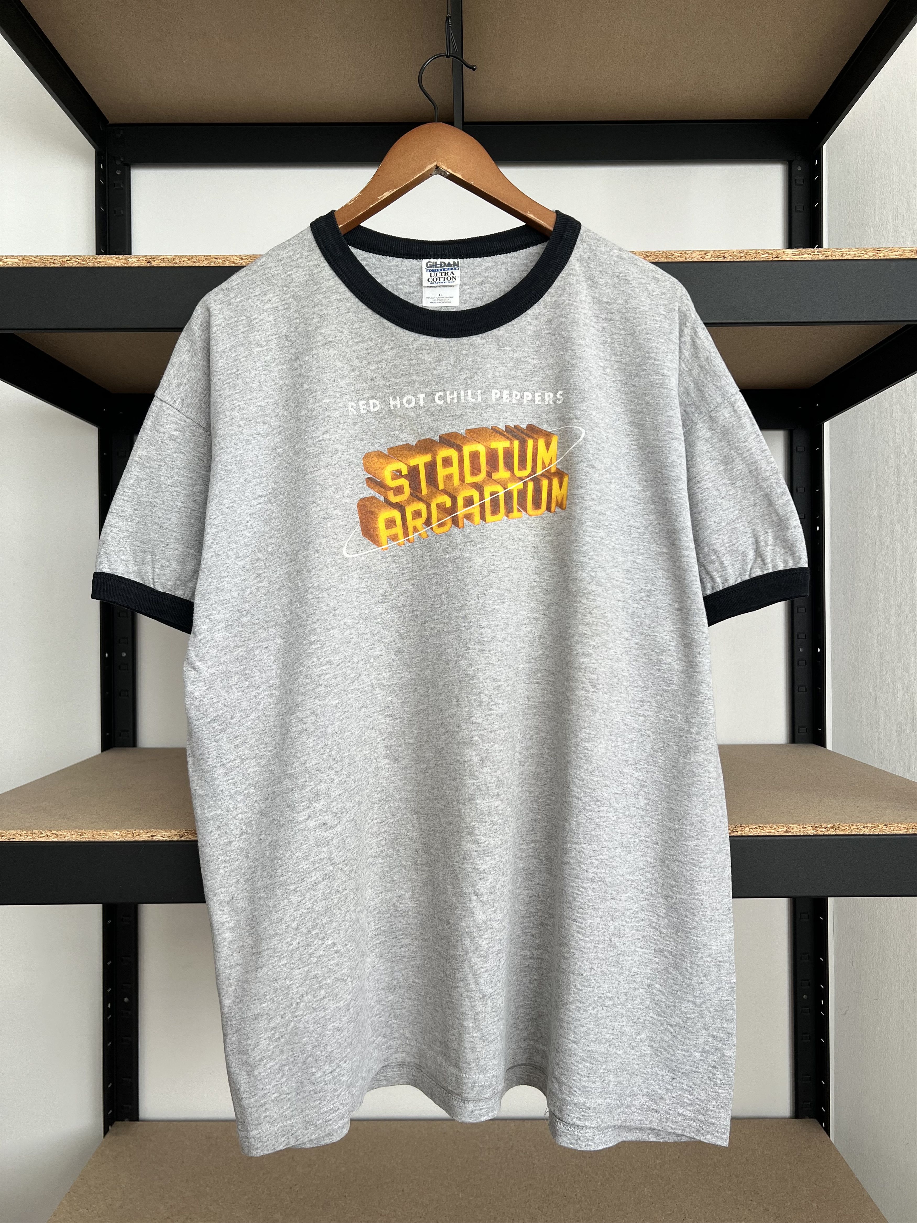 Band Tees Vintage 2000s Red Hot Chili Peppers Stadium Arcadium Ringer Hoodie, Sweatshirt | FlexRushtees.com