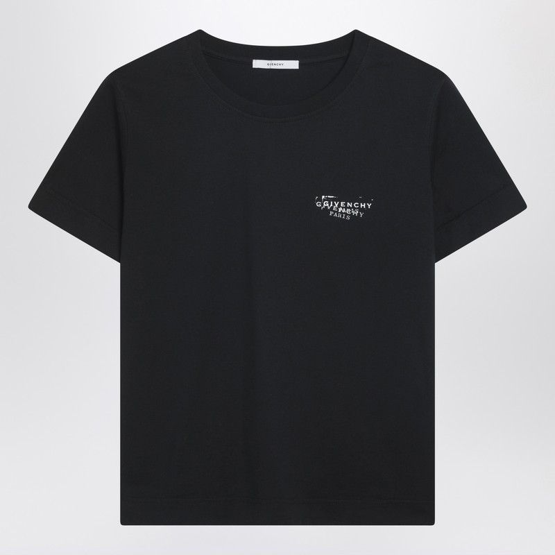 Givenchy Black T Shirt With Givenchy Stamp Print Hoodie, Sweatshirt | FlexRushtees.com