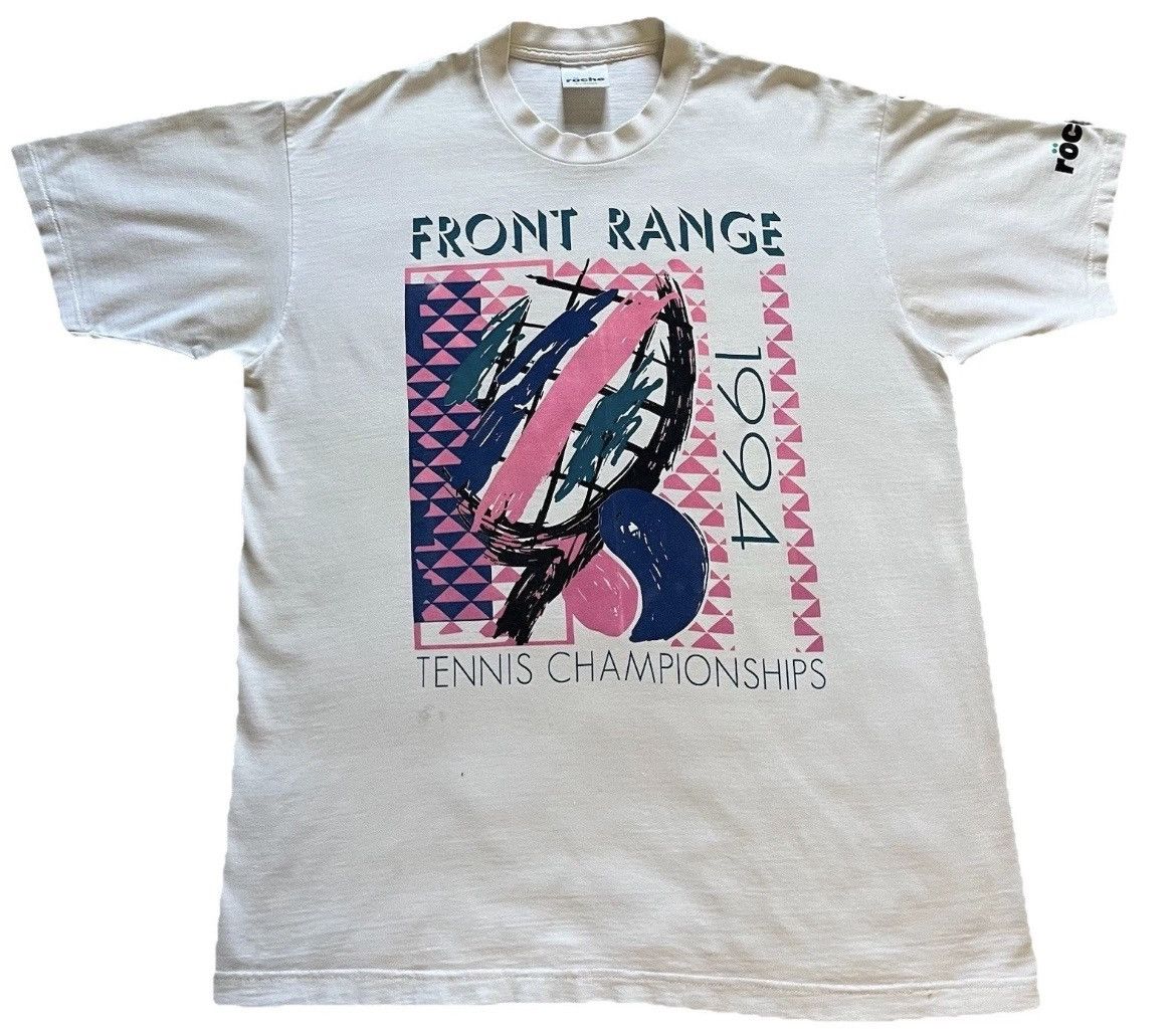 Vintage 90s Front Range Tennis Championships T Shirt Art Tee Hoodie, Sweatshirt | FlexRushtees.com