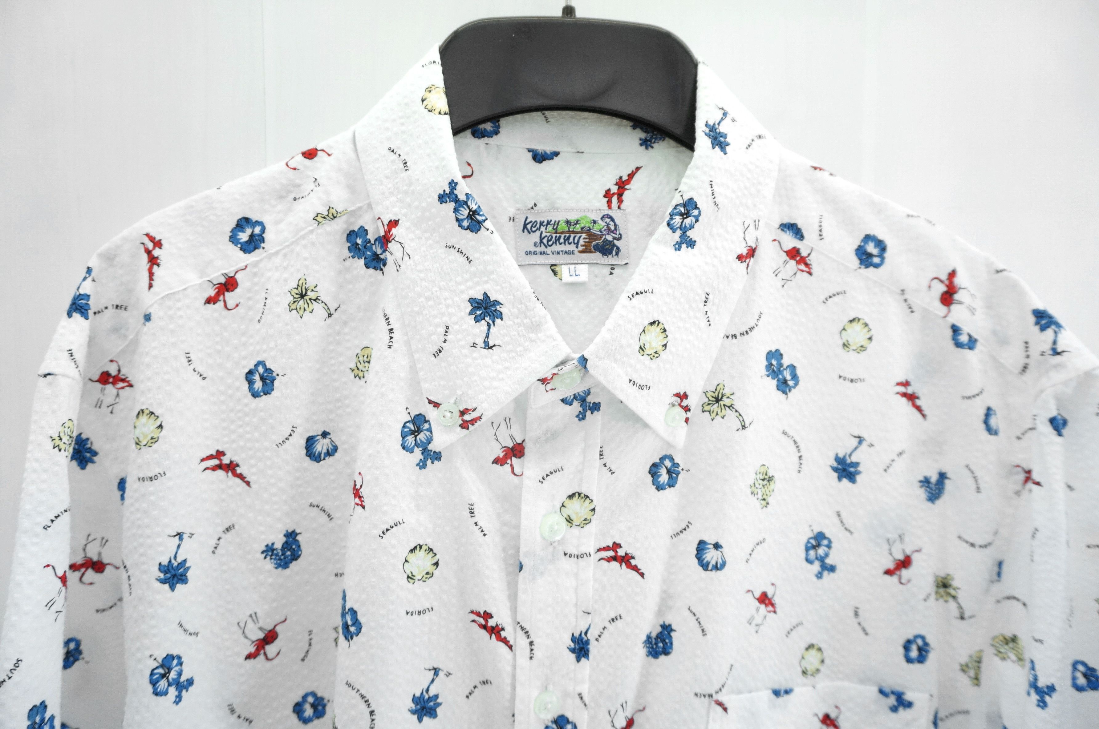 Japanese Brand Kerry Kenny Beach Hawaiian Shirt