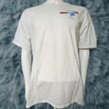 Company Vtg Port Company T Shirt Xl White Cotton Crew Neck Short Sleeve Men Wine Theme Graphic Hoodie, Sweatshirt