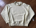 Essentials Large Mockneck Egg Shell Canary Sweatshirt Crewneck Pullover T-Shirts, Hoodie | FlexRushtees.com
