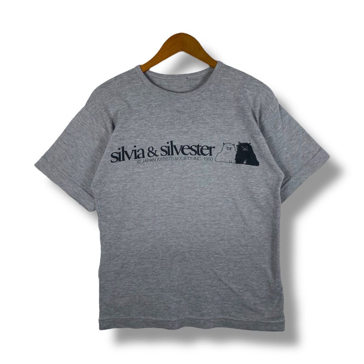 Vintage 80 S Silvia Silvester Japan Artists Society Tee Hoodie, Sweatshirt | FlexRushtees.com