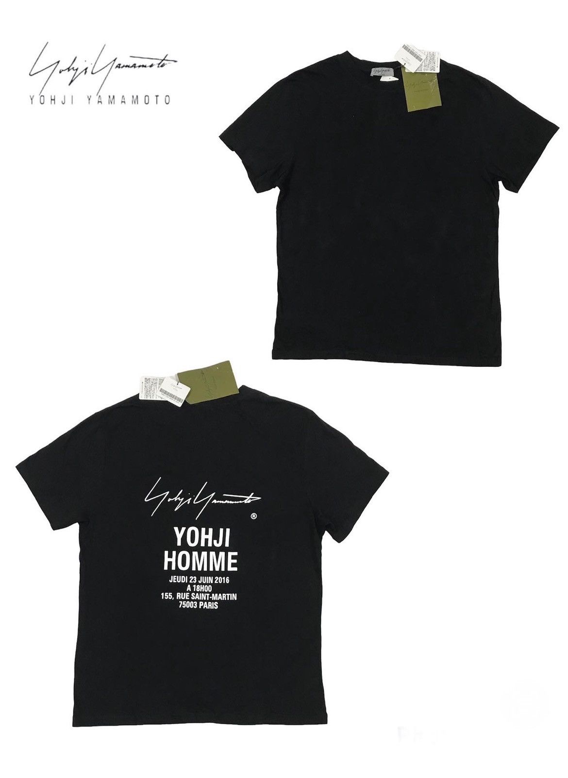 Yohji Yamamoto New Old Stock Yohji Yamamoto Pour Home Staff Tee Hoodie, Sweatshirt | FlexRushtees.com